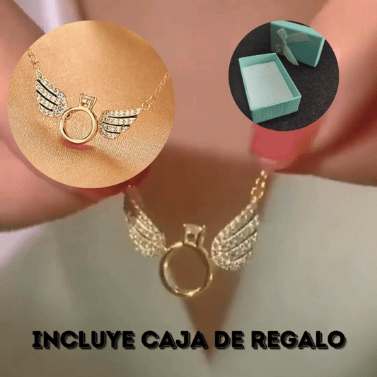 Collar Alas de Ángel🪽| Baño en Oro 🥇 + Caja Regalo 🎁