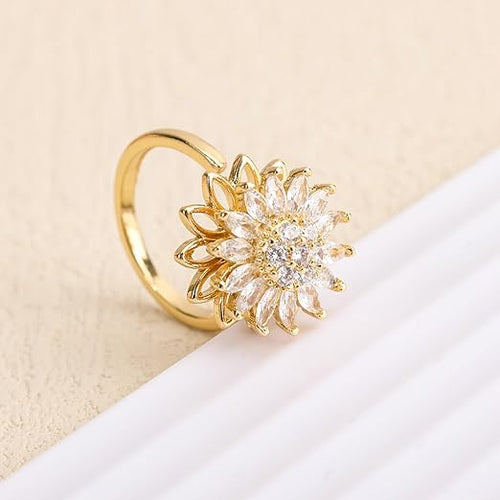 Anillo Girasol 🌻 Giratorio
