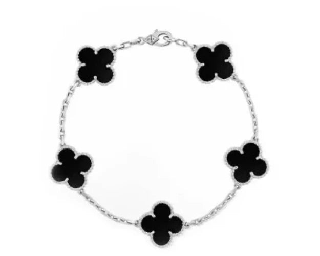 Pulsera Trébol Van Cleef | Baño de Oro + Caja Premium Gratis ✨