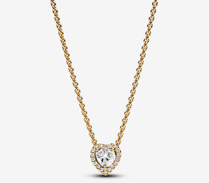 Collar Corazón Promesa 💕 | Baño en Oro 🥇 + Caja Premium Gratis 🎁