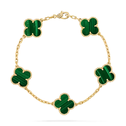 Pulsera Trébol Van Cleef | Baño de Oro + Caja Premium Gratis  ✨