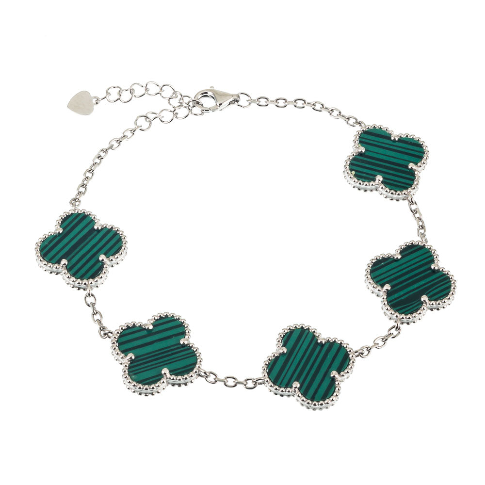 Pulsera Trébol Van Cleef | Baño de Oro + Caja Premium Gratis  ✨